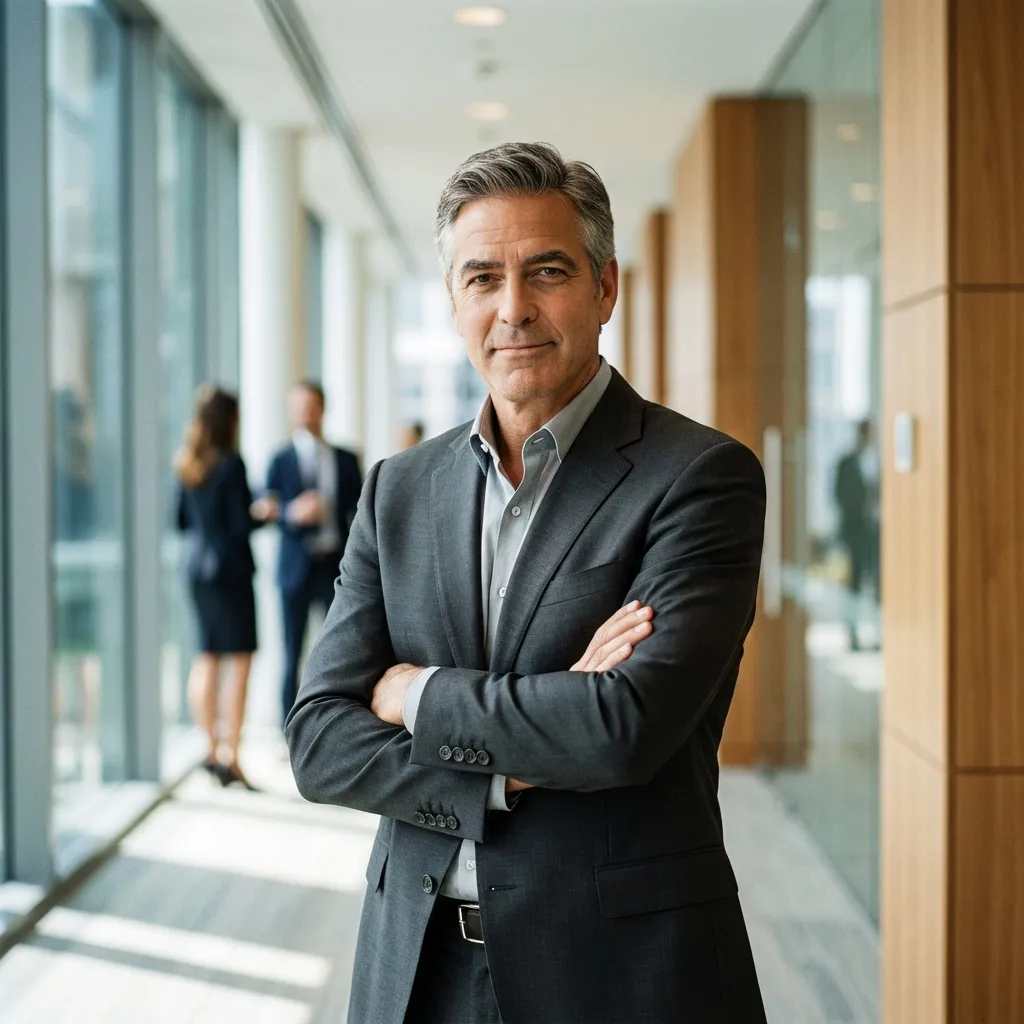 Portrait of Managing Director Bakytbek Begaliev in a modern office setting.